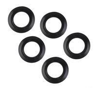 SMZhomeone Paquete de 5 juntas de goma para colador de cesta de 78 a 83 mm, repuesto flexible de drenaje de fregadero negro para reparación de cocina y baño, 54 x 32 mm (para 78, 79, 80 mm)