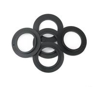 SMZhomeone Paquete de 5 juntas de goma para colador de cesta de 78 a 83 mm, repuesto flexible de drenaje de fregadero negro para reparación de cocina y baño, 54 x 32 mm (para 82 83 mm)