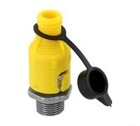 SMZhomeone Válvula de drenaje de aceite 125-508 reemplaza 181654 428287 para Craftsman para CADET para TROY para tractores TECUMSEH Cambio rápido Aleación de zinc Amarillo M16x125 Uso en jardín
