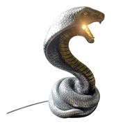 Snake Night Light, Scary Snake Figura Nightlight, LED Bedside Lamp with Exquisite Glow, Spooky Illumination Decor for Bedroom Study Dorm Living Room Party Home Seasonal Display