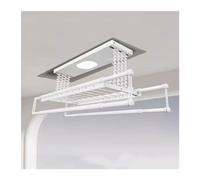 SnamicE Tendedero eléctrico de Techo para el hogar con Control Remoto, Elevador, balcón, Doble Tijera, tendedero eléctrico de Techo, Talla única B,B-One Size