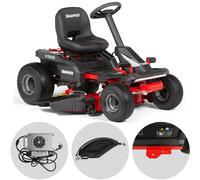 Snapper ERX96 - Tractor cortacésped a batería de 72 V/28 Ah - salida lateral y mulching