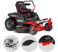 Snapper EZX107 - Tractor cortacésped a batería de giro cero - 72 V/44 Ah - corte de 107 cm - 2 en 1