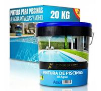 Snappy blue Pintura para Piscinas Al Agua Antialgas AZUL, 20 LITROS