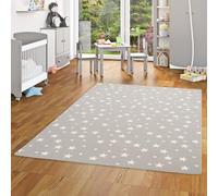 Snapstyle Alfombra Infantil y de Juego con diseño de Estrellas - Gris - 17 tamaños