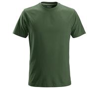 Snickers 2502 - Camiseta clásica (Talla XL, Verde Bosque)