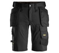 Snickers AllroundWork stretch workitsshorts w. holster pockets acero gris-negro 54