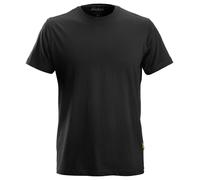 Snickers Camiseta clásica de algodón negra S