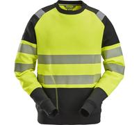 Snickers Camiseta de alta visibilidad, sudadera, clase 2 alta visibilidad amarillo/negro L