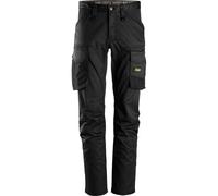 Snickers Vestuario Laboral AllroundWork pantalón de trabajo elásticoitsin rodilleras negro 116