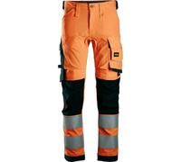 Snickers Vestuario Laboral High-Vis Stretch Arbeitpantalones Clase 2 High-Vis Naranja/Negro 58