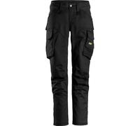 Snickers Vestuario Laboral Mujer AllroundWork Stretch Workitpantalones sin rodilleras Negro 76