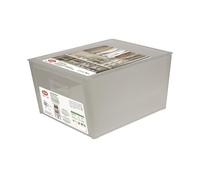 Snips, Caja para Zapatos, Porta Zapatos, Zapatero, Organizador de Zapatos, Ahorradora de Espacio 37 x 27.7 x 25.7 cm, Contenedor Apilable, Zapatero de Armario, Made in Italy