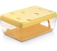 Snips - Quesera 3L, Guarda Queso de Nevera Mantiene Frescura, Recipientes para Alimentos y Quesos, Fresco y Parmesano con Rejilla Extraíble y Caja de Almacenamiento Antimoho, 26x17x10,5, Made in Italy