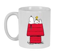 Safta Taza grande de cerámica Snoopy 350 ml resistente, ligera, duradera