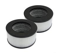 Snowchecking 2 filtros HEPA, para purificador de aire JINPUS 908, cartucho de repuesto para reducción de formaldehído, filtración de larga duración, color negro