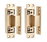 snowchecking Bisagra de puerta oculta, bisagra cruzada ajustable, herrajes invisibles para puertas interiores de madera, diseño de alineación 2D, capacidad de carga de 40 kg, metal, 114 x (dorado)