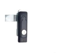 Snowchecking Cerradura eléctrica para gabinete, cerradura de manija, cerradura industrial, panel de distribución seguro para acceso, construcción resistente a la corrosión, recorte de 132 x 72 mm