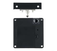 Snowchecking Cerradura electrónica invisible, cerradura de gabinete sin llave, pestillo inteligente de cajón para muebles, tarjeta NFC 3 en 1 para aplicación Ttlock para acceso, inalámbrica, no