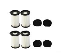 Snowchecking Kit de filtros para Cecotec para Conga Thunderbrush 520 550 560 E para Handyforce piezas de repuesto 4 filtros 4 esponjas