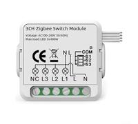 Snugawarm Controlador de persiana enrollable Zigbee para hogar inteligente, interruptor de persiana motorizado compatible con interruptor multipaso Tuya & Doodel, 4,5 x 4,2 x 2,5 cm (Road 4)