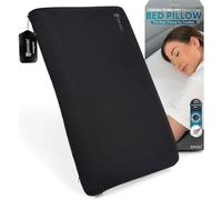 SNUGL Almohada Espuma viscoelástica fría - Ortopédica para Dormir de Lado, Firme y ergonómica, Alivia Dolor Cervical, con Funda hipoalergénica Lavable (Pequeña - Negra)