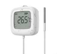 SNZB-02LD para sensor de temperatura Zigbee 3.0 con sonda de 1,5 m y pantalla LCD para monitoreo en tiempo real de unidades de refrigeración