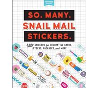 Workman Calendars – Pegatinas – So. Many. Snail Mail Stickers – 2.500 pegatinas