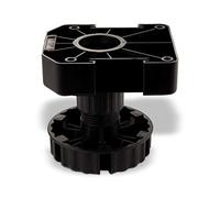 SO-Tech® Juego de 4 Zócalo Mueble Cocina Patas Plásticas Pies para Mueble Patas Regulables Alto 90 mm