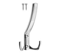 SO-TECH® Perchero de pared con 4 percheros ACERO FINO Ganchos riel Colgador con 4 ganchos