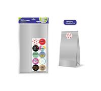 Sobre Papel Kraft Plata BISMARK, 24 x 42 cm. Pack x10