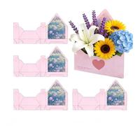 Sobre para Flores 5 Piezas Almacenamiento Plegable Con Forma De Bolso