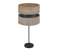 Lampara sobremesa metal color negro serie colet 30cm