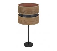 Lampara sobremesa metal color negro serie colet 30cm 61 cm