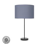 Abrila Moda Negro/Azul - Lámpara Sobremesa Moderno 1Xe27 30 Cm