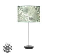 Abrila Moda Negro/Verde - Lámpara Sobremesa Moderno 1Xe27 30 Cm