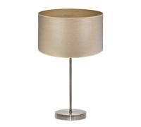 Sobremesa alto tania 1xe27 cuero/madera clara 62x30x30 cm