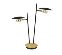 Sobremesa ciudad del cabo 2l 12w 4000k negro/oro 52x32x15 cm 1080 lm d