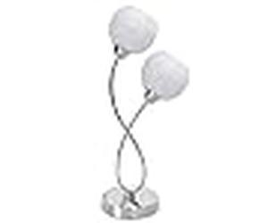 Sobremesa cromada modelo umbria de dos luces interlusa
