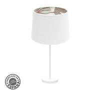 Sobremesa gr. tunez 1xe27 blanco/blanco-estampado