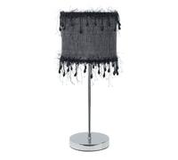 Abrila Hilos Negro - Lámpara Sobremesa Clásico 1Xe14 17 Cm