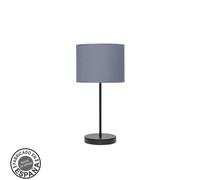 Sobremesa moda 1xe14 negro/azul 42x17x17cm
