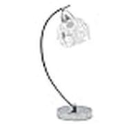 Sobremesa modelo tulipa glass de 1 luz, cromo interlusa