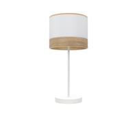 Sobremesa olga 1xe14 blanco/blanco-mad.clara 42x18x18 cm