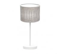Sobremesa Piron 1xe14 Blanco/cemento Gris 42x17x17 Cm marca FABRILAMP