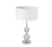 Sobremesa salaria 1xe27 cromo pantalla blanca 35d