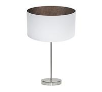 Abrila Tatiana Blanco/Oxido - Lámpara Sobremesa Moderno 1Xe27 30 Cm