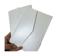 Sobres 50 Uds. Tarjeta de bolsillo en blanco invitación DIY sobre papel boda(Pearl ivory)