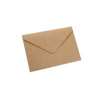 Sobres 50 unids/lote de sobres papel Kraft 140g, postales for invitación boda, 19x14cm, suministros negocios, almacenamiento papelería(50pcs 16.2x11.4cm)