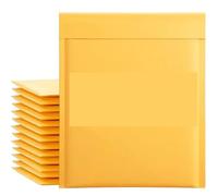 Sobres Acolchados Bolsas de envío papel kraft, sobres acolchados con burbujas, autoadhesivos y cierre hermético. Bolsa impermeable for embalaje postal comercial(15x18cm,30PCS)